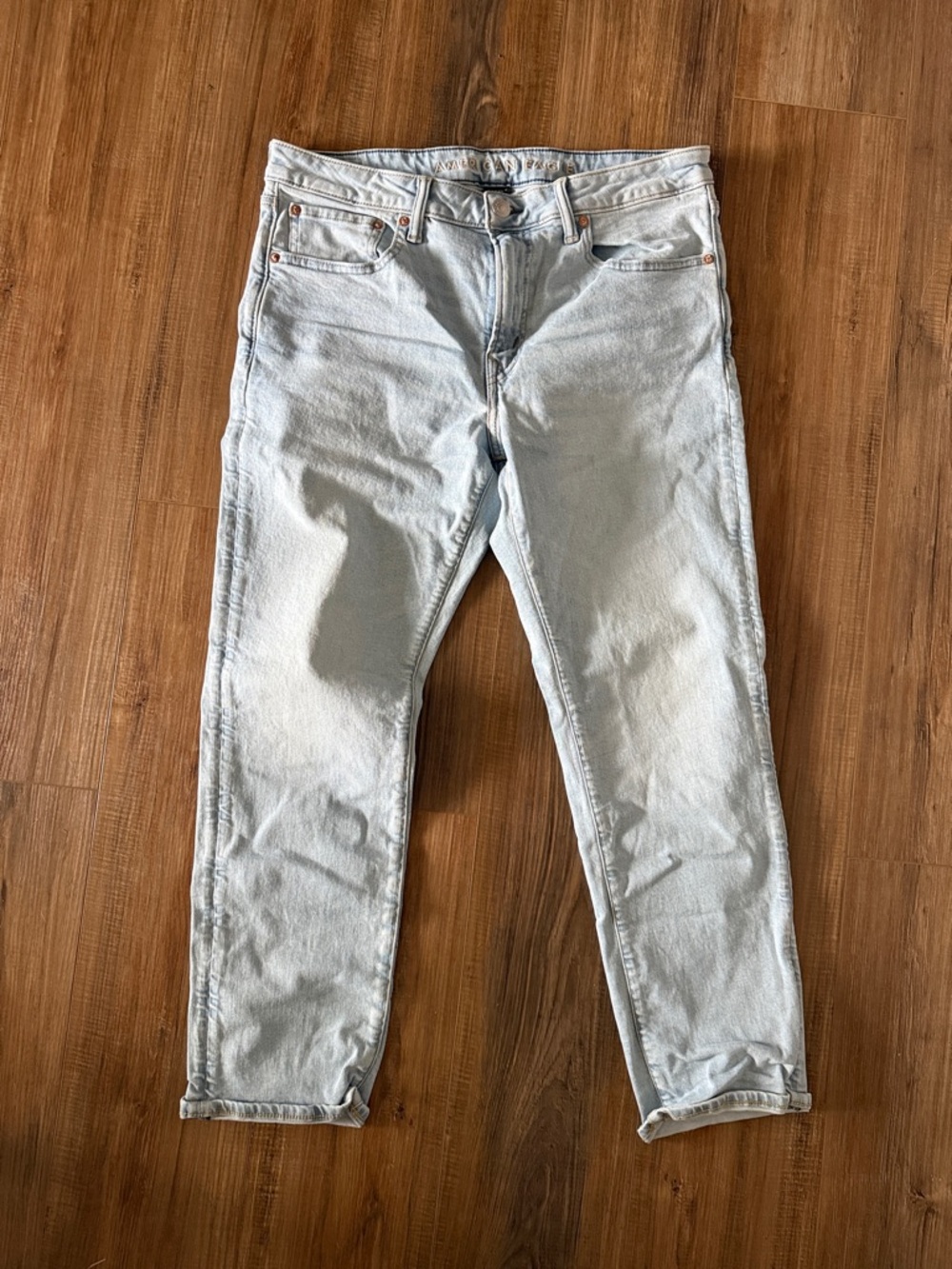 American Eagle Outfitters Light Blue Slim Straight Jeans